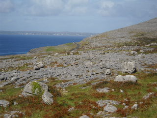 burren and sea